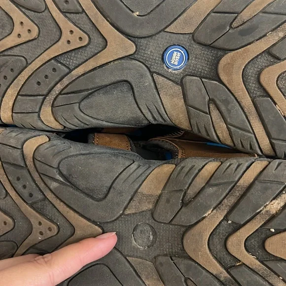 W/ box nunn bush riobravo sandal sz12w tan #84799 leather mens - Picture 6 of 8